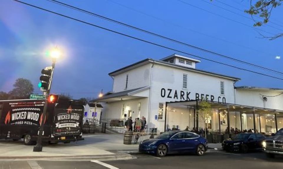Gather the girls for craft beer, pizza, and a laid-back night at Ozark Beer Company—one of the best Rogers, Arkansas spots for a fun and casual girls trip outing.