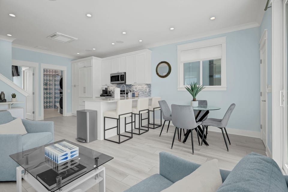 Sleek open-plan home