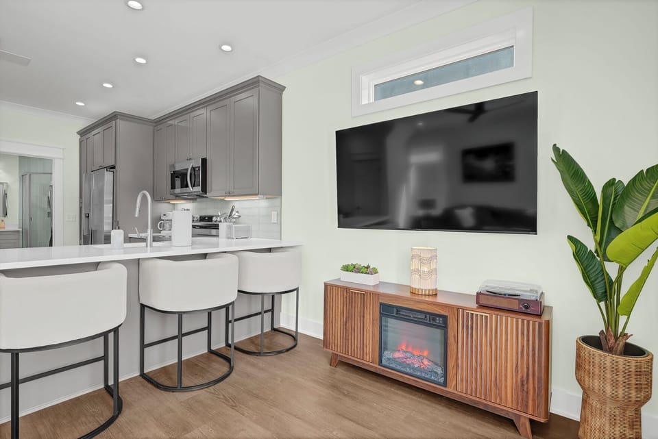 Open-concept living space