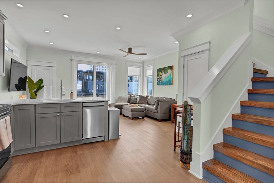 Open-concept living space