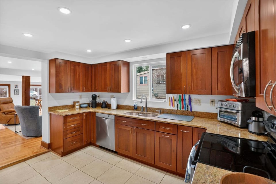 Indoors, Kitchen, Hardwood, Sink, Floor