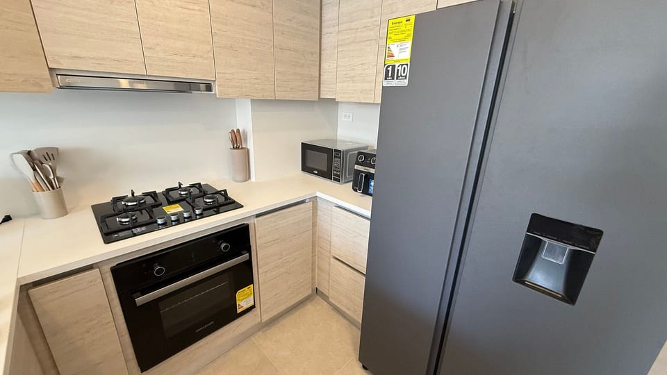 Basic Apartment | Private kitchen | Cleaning supplies
