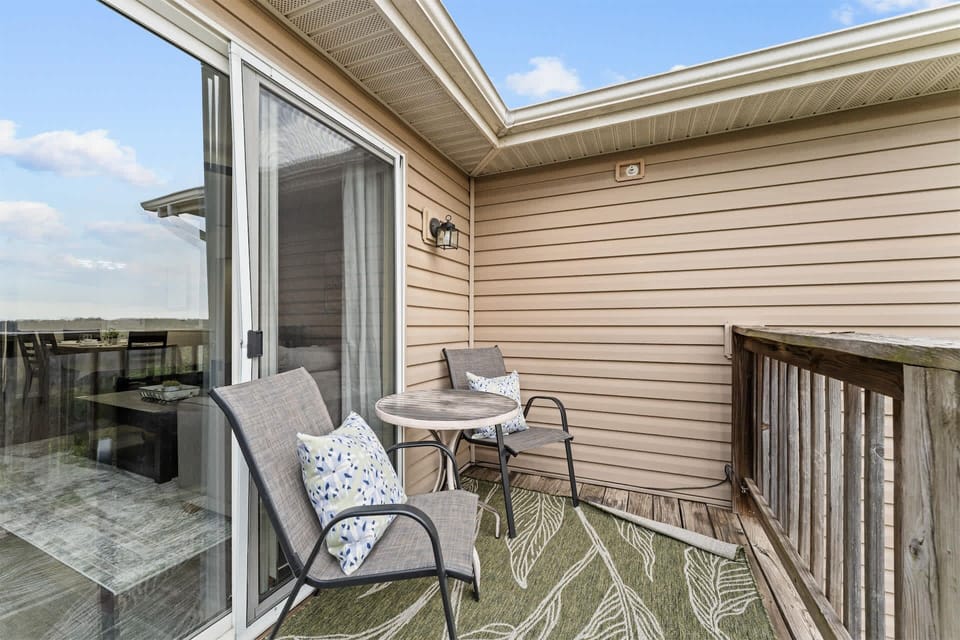 Lounge the day away or dine alfresco with gorgeous views on the deck