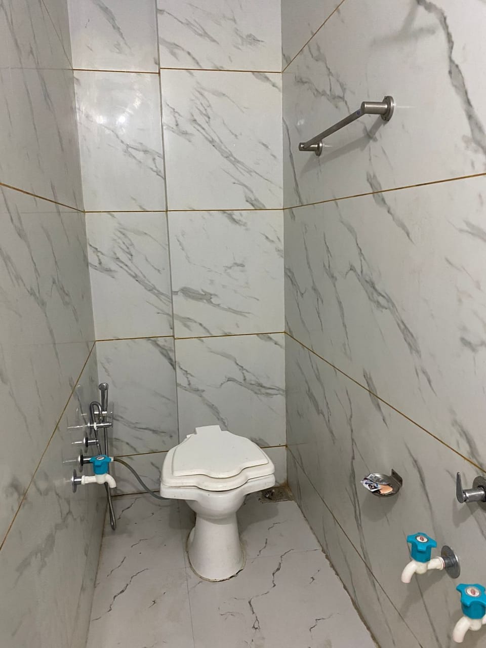 Shower, towels, soap