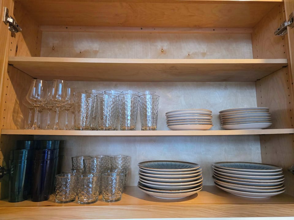 Our kitchen is fully equipped with all the essentials you need for a comfortable stay.