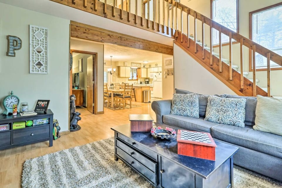 Living Room | Open Layout | Game Table & Sectional Seating