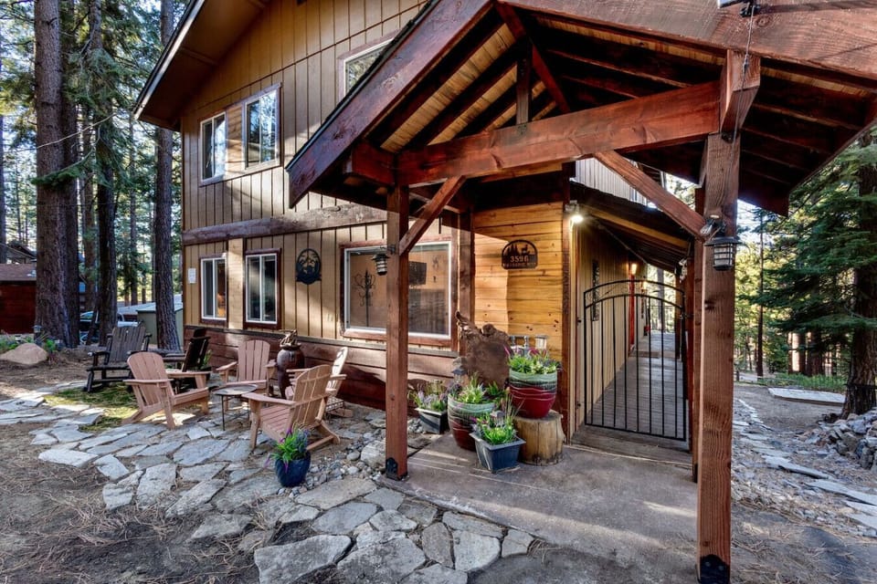 Sit outside and enjoy quiet mornings in the forest.