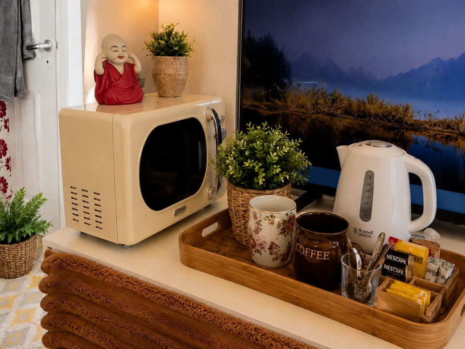 Bliss Home microwave refreshment corner