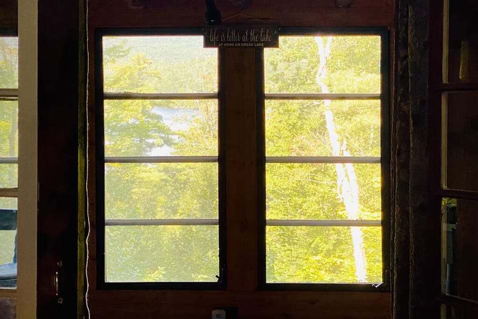 View of Gregg Lake from Screened Porch