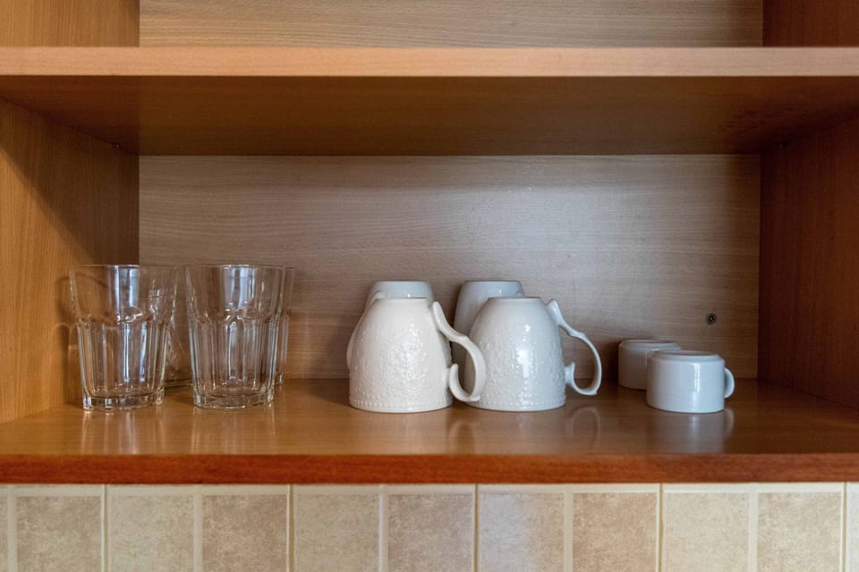Apartment, 1 Bedroom, Kitchen, City View | Private kitchen | Coffee/tea maker, full-size fridge, microwave, oven