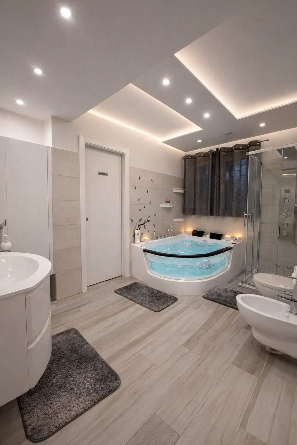 Superior Townhome | Bathroom | Hair dryer, towels, soap, shampoo