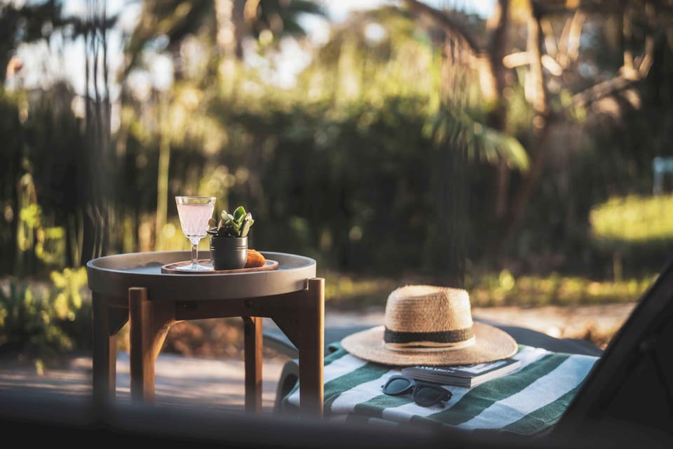 Enjoy your morning coffee surrounded by nature—where birdsong and sea breeze set the tone for the day.
