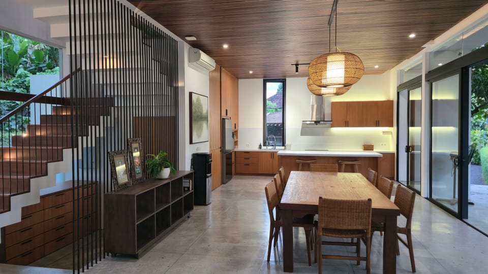 Villa, Garden View | Private kitchen