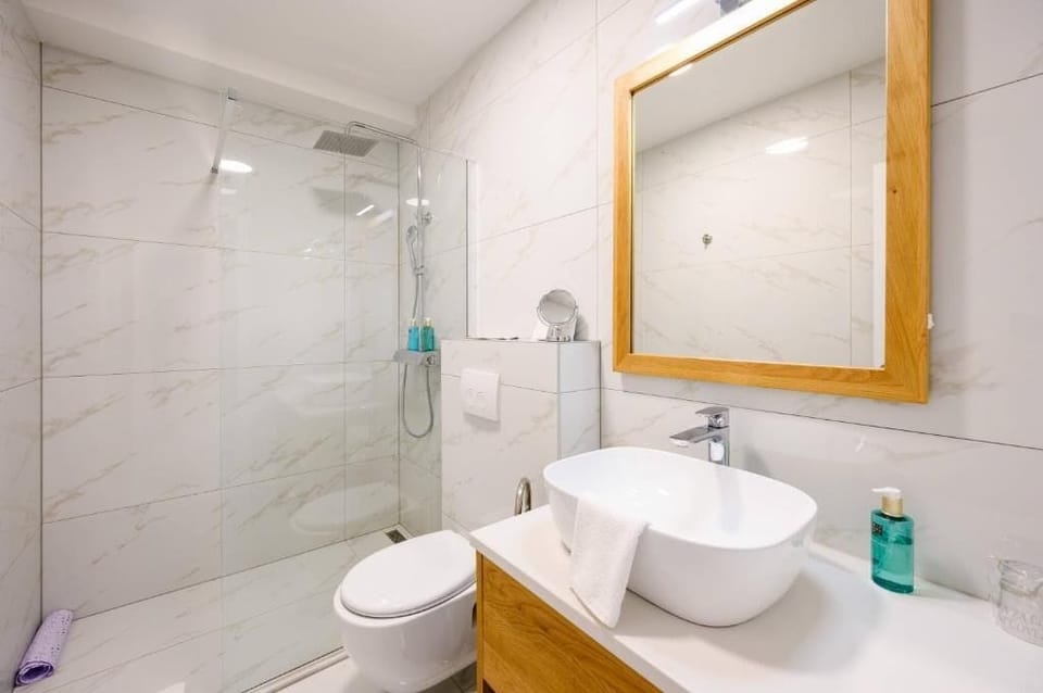 Superior Twin Room | Bathroom | Shower, free toiletries, hair dryer, slippers