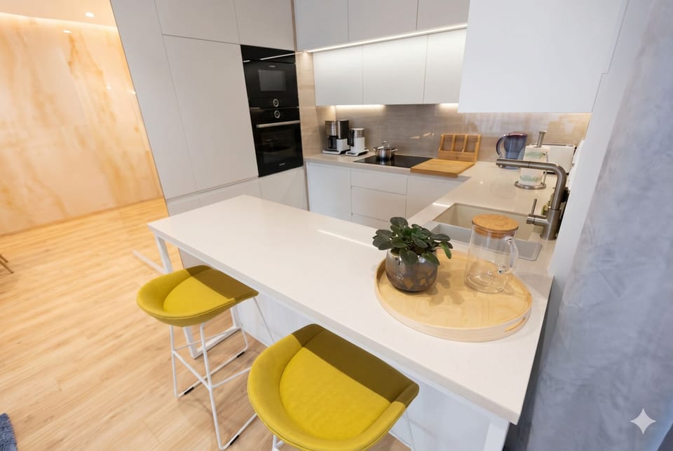 Premium Apartment, Balcony, River View | Private kitchen | Espresso maker, coffee/tea maker, electric kettle
