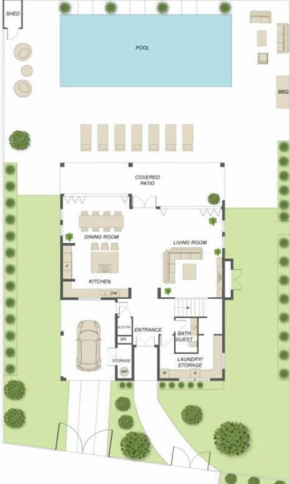 Floor Plan of Villa Palma