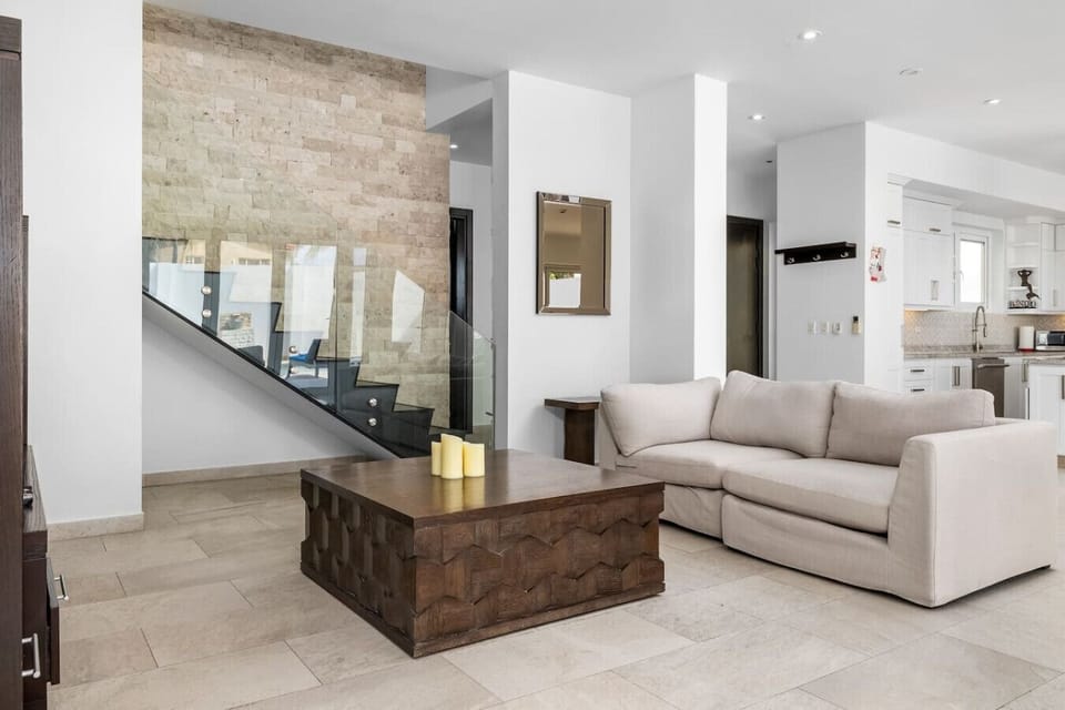 It immediately feels like home. Find your place on the comfy sofa, get your favorite drinks and snacks and enjoy a fun movie night in this upscale setting.