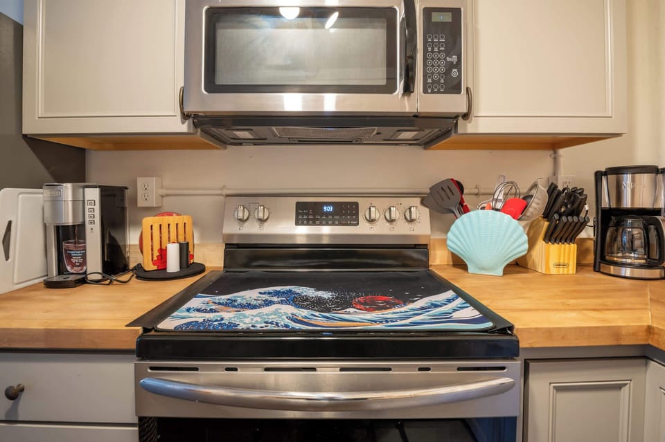 Stainless steel Stove and Microwave