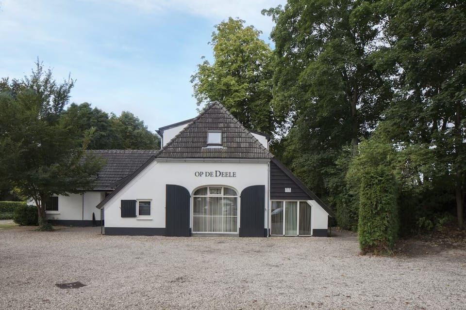 Explore the peaceful property buildings tucked among mature trees