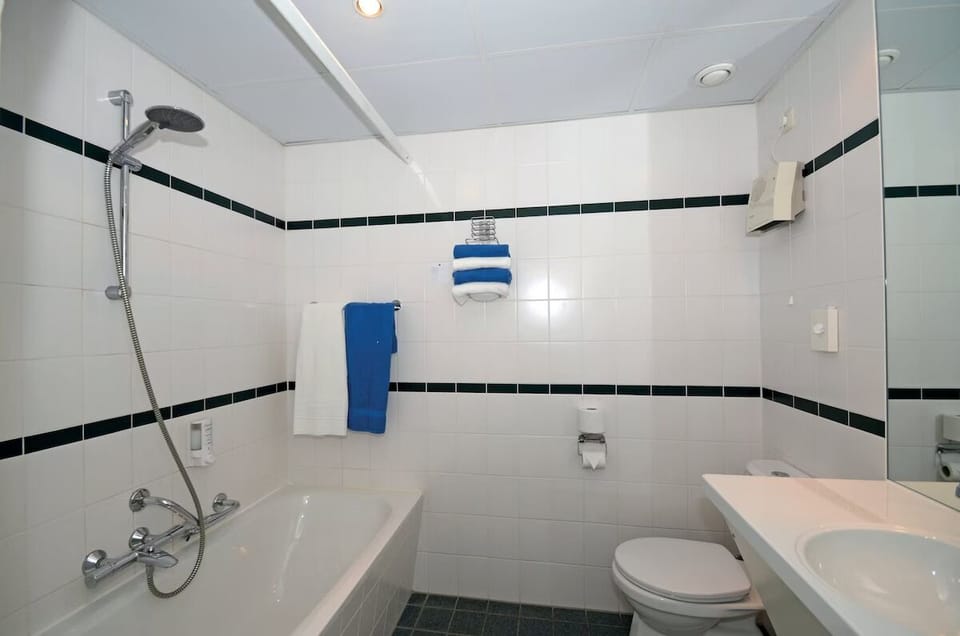Refresh with a hot shower after a day exploring.