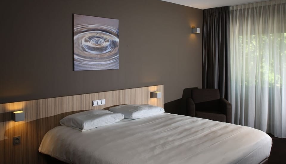 Drift off in a calm, softly lit room made for sleep.