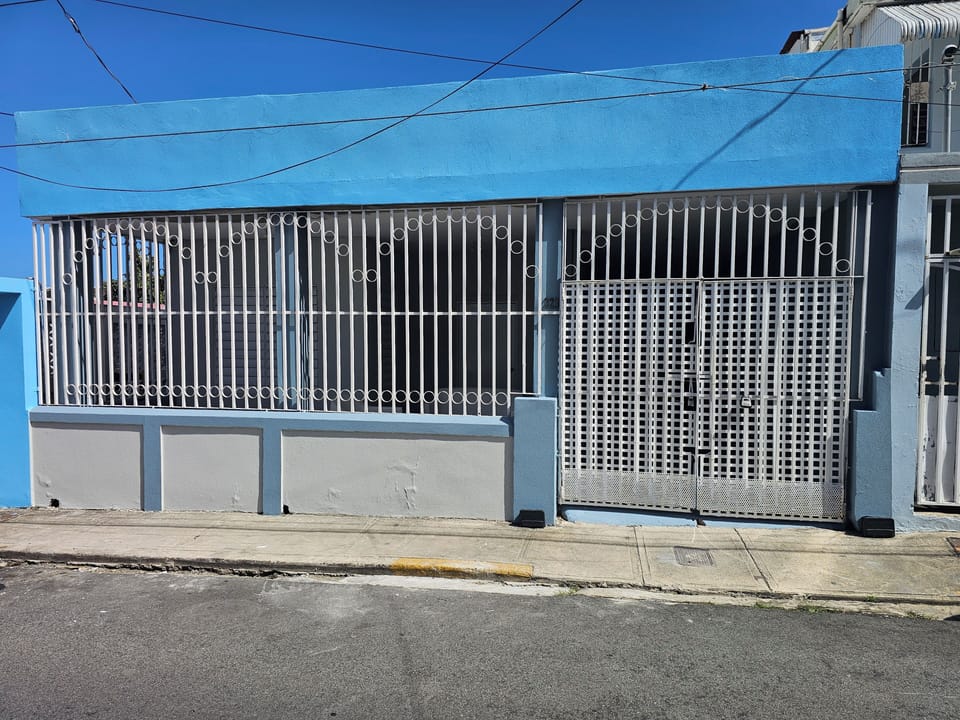 Front of the house, fully secured 