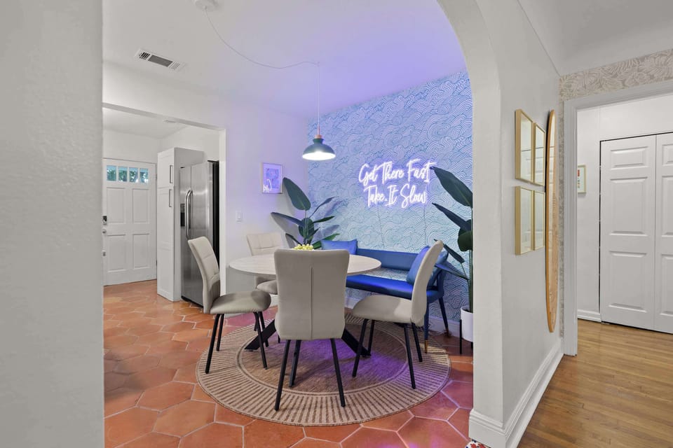 This dining space is perfect for meals that turn into memories.