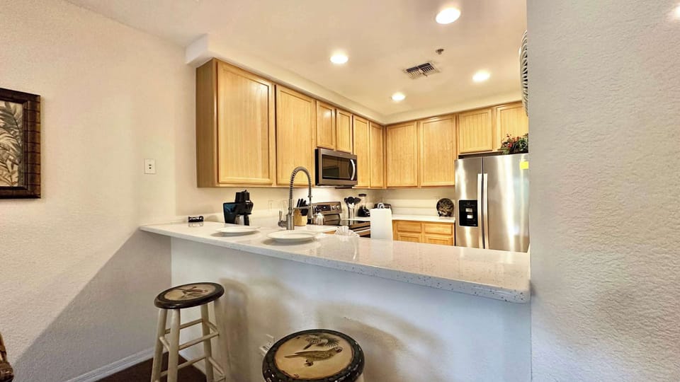 Counter seating for quick bites and lingering laughs