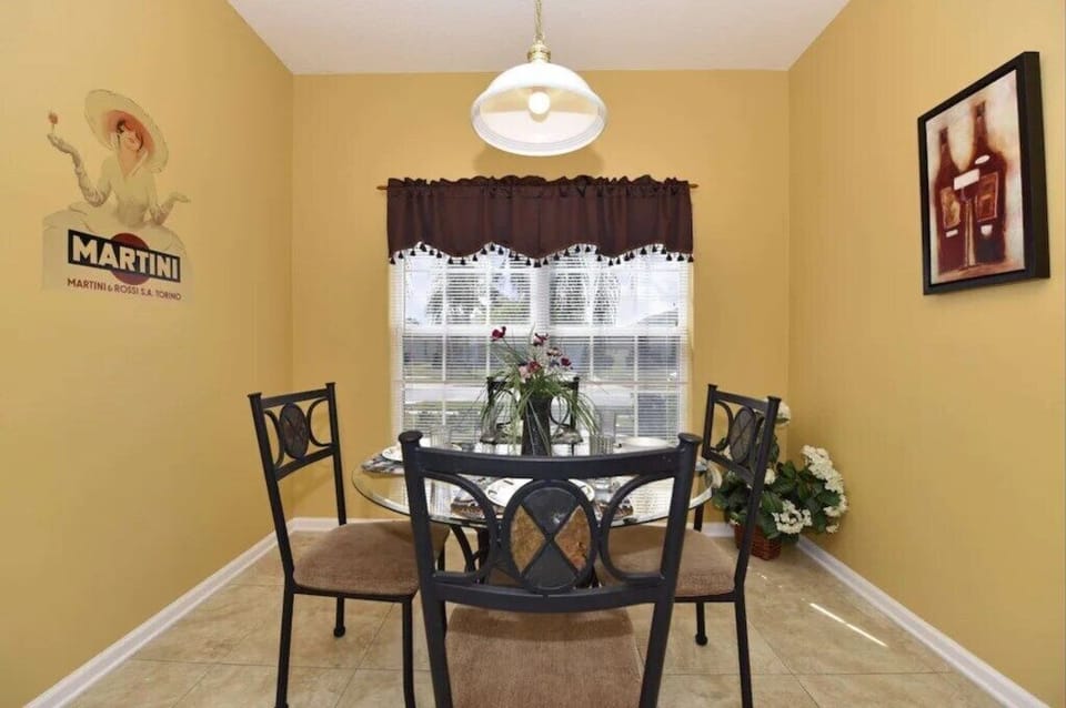 Cozy breakfast nook with natural light, perfect for morning coffee.