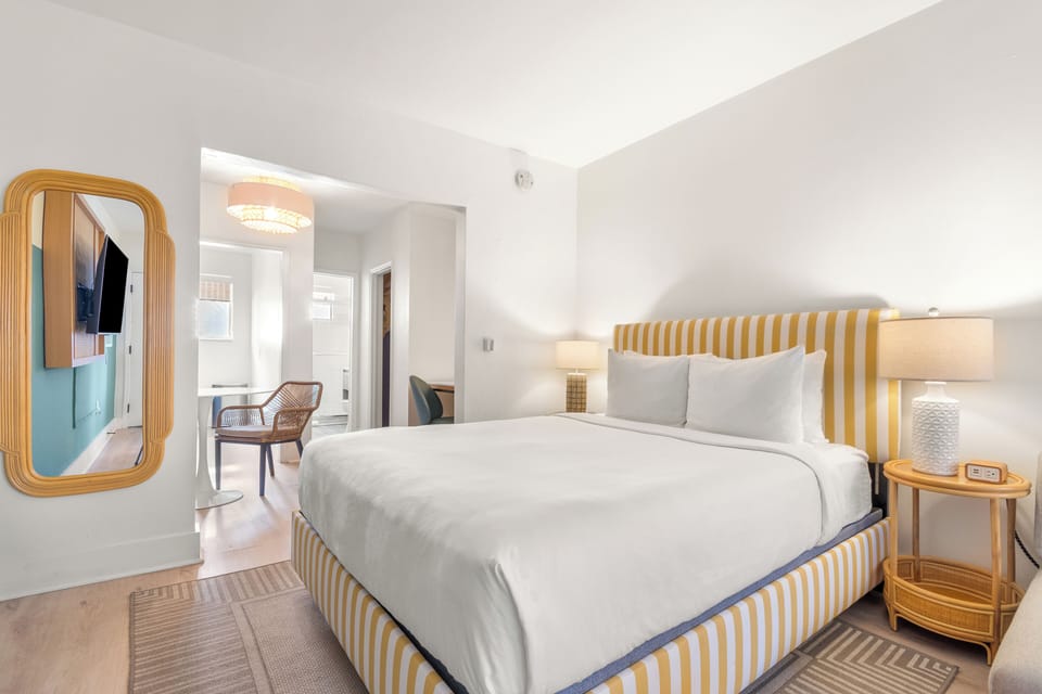 Bedroom. Interior and views may vary based on location and availability