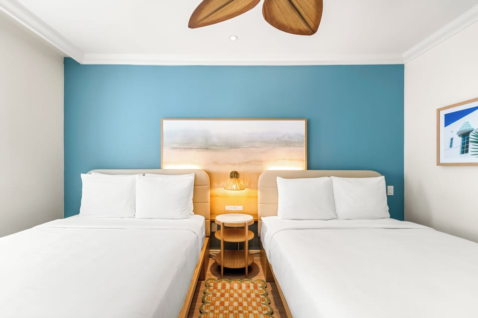 Bedroom. Interior and views may vary based on location and availability