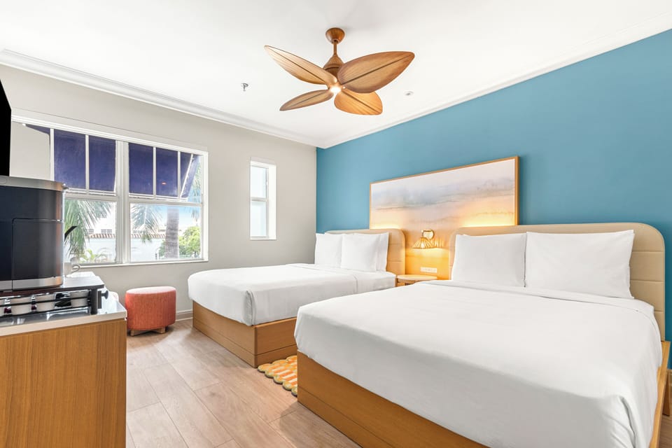 Bedroom. Interior and views may vary based on location and availability