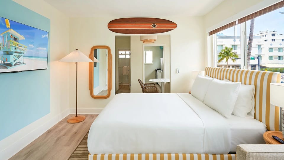 Bedroom. Interior and views may vary based on location and availability