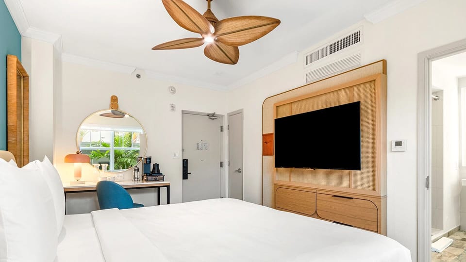 Bedroom. Interior and views may vary based on location and availability