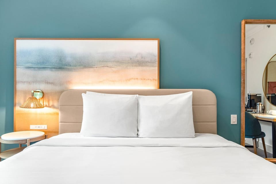 Bedroom. Interior and views may vary based on location and availability