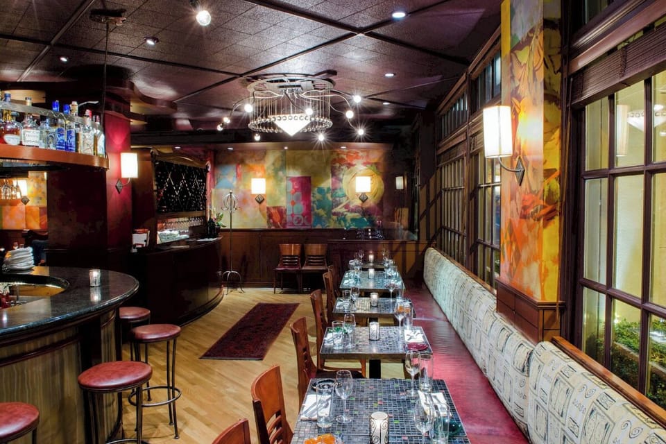 Gather at the vibrant bar for an intimate nightcap.