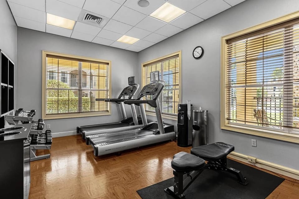 Gym in main lobby