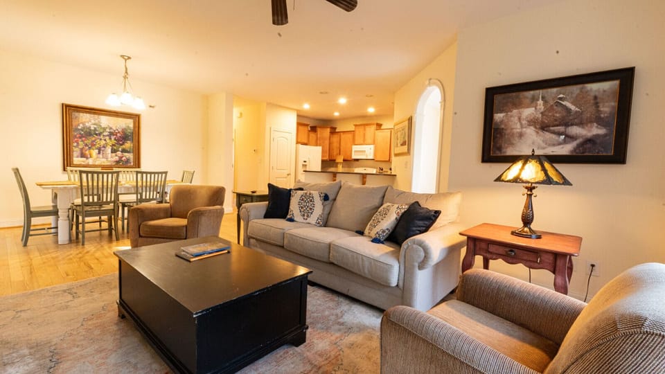 Living Room | Open Layout & Hardwood Floors