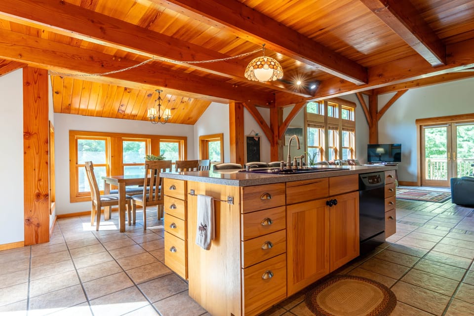 Open Living/Kitchen/Dining