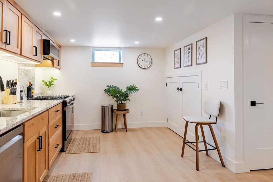 Basement Kitchen/ Laundry