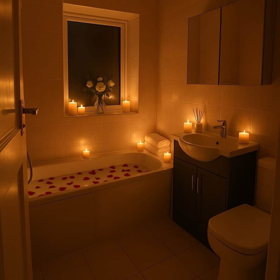 great romantic getaway and close to Heathrow airport if flying away , close to transport links into central london