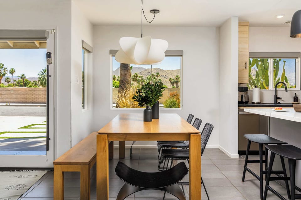 Kitchen | Desert Charmer in Palm Springs, California by Luxus Vacation Properties