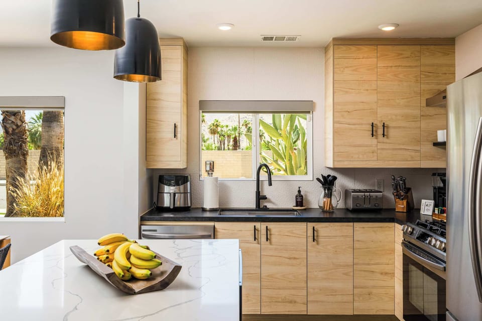Kitchen | Desert Charmer in Palm Springs, California by Luxus Vacation Properties
