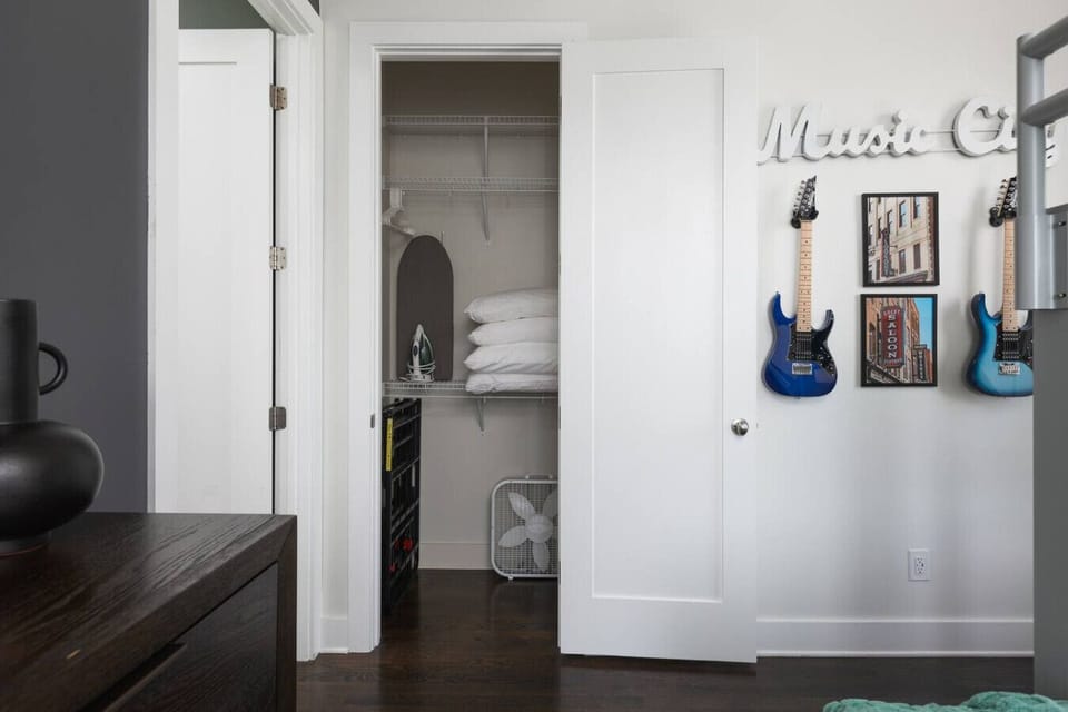 The bedroom features comfortable King and Queen beds. Includes an ensuite bathroom, smart TV with all the streaming apps, full length mirror, closet and dresser for ample storage of your clothes.