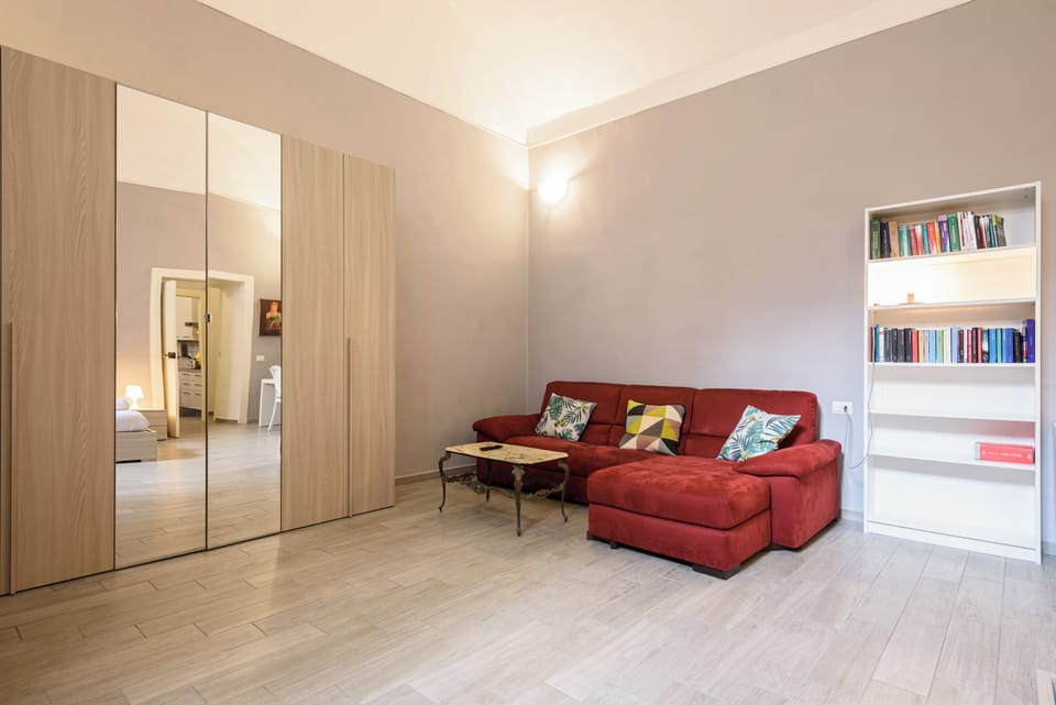 Apartment (1 Bedroom) | Living area | TV