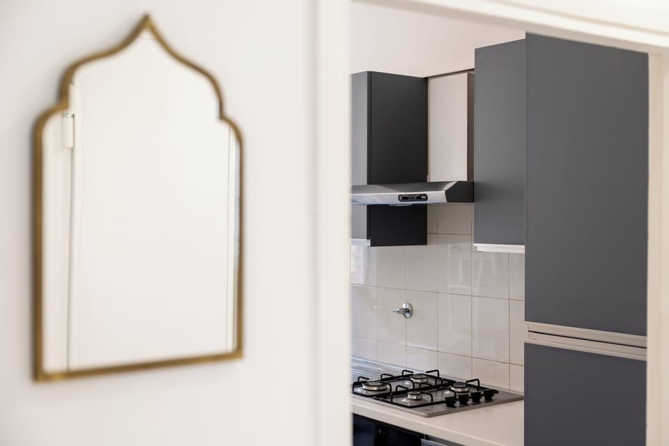 Apartment (1 Bedroom) | Private kitchen | Espresso maker, microwave, stovetop, dishwasher
