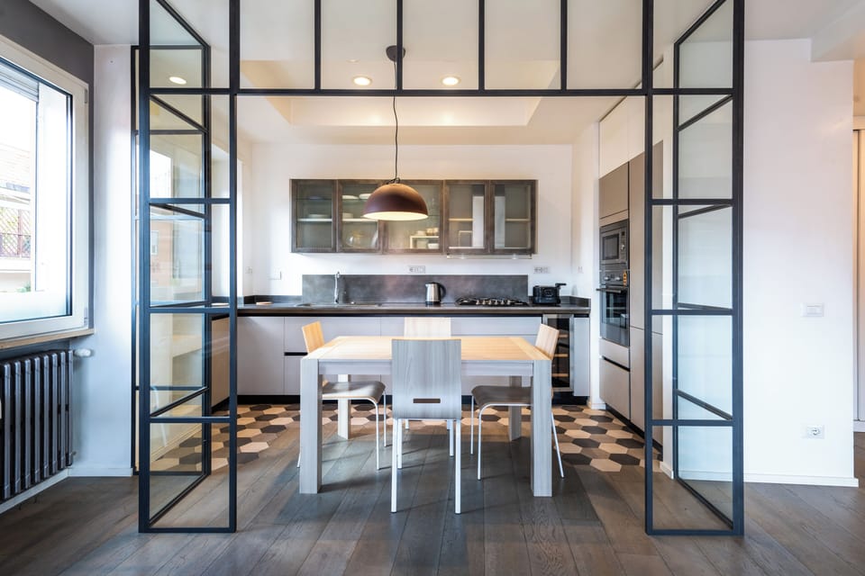 Apartment (1 Bedroom) | Private kitchen | Microwave, oven, stovetop, dishwasher