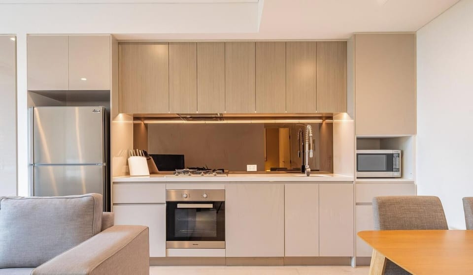 Clean and functional kitchen area
