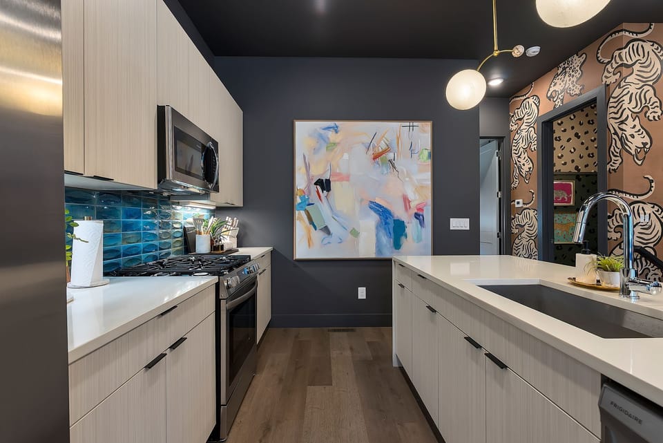 That provides an abundance of counter space
