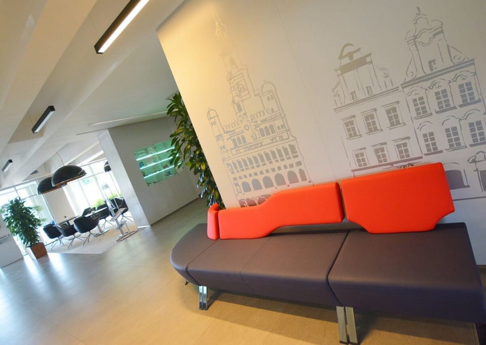 Lobby sitting area